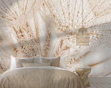 Landelijk: Waterdruppeltjes op de pluisjes van Marjolijn van den Berg