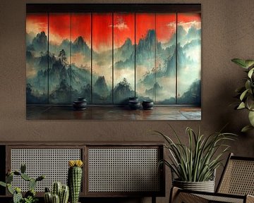 Peinture murale japonaise sur Egon Zitter