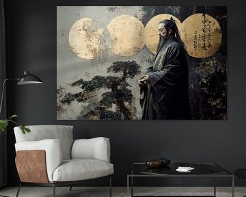 Japanese monk by Egon Zitter
