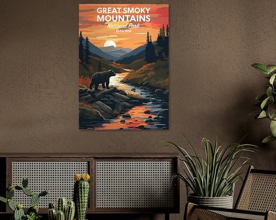 Example of the artwork in a room