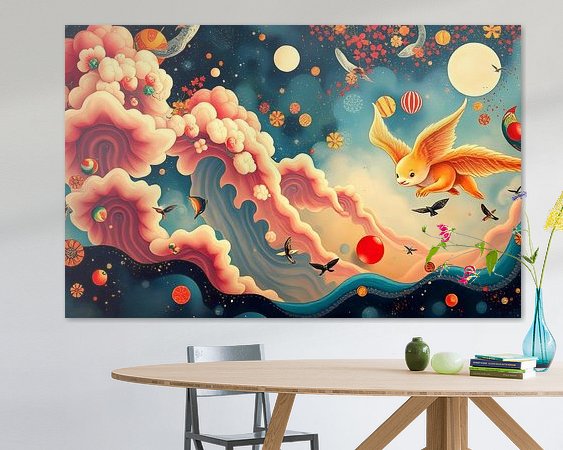 Example of the artwork in a room