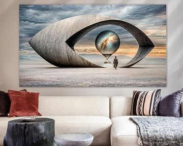 Het oog van de eeuwigheid van Klaus Tesching - Art-AI