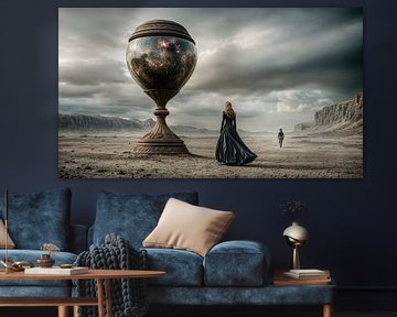 De kelk van het universum van Klaus Tesching - Art-AI