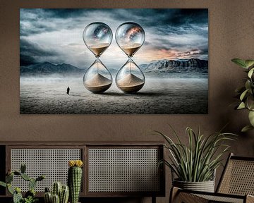 De tweeling van tijd van Klaus Tesching - Art-AI