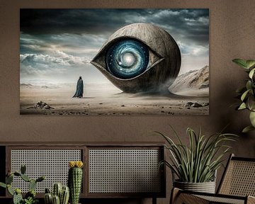 Het kosmische oog van Klaus Tesching - Art-AI