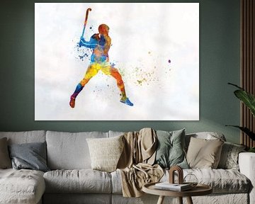 Hockey in beweging van Hazen Khan