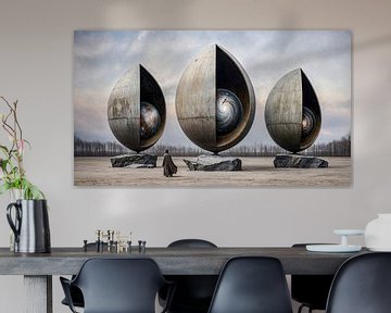 Sferen van oneindigheid van Klaus Tesching - Art-AI