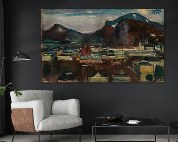 Anton Faistauer, Salzburg from Mönchsberg, 1922 by Atelier Liesjes