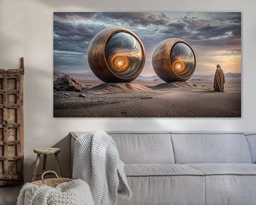 Tweeling van de eeuwigheid van Klaus Tesching - Art-AI