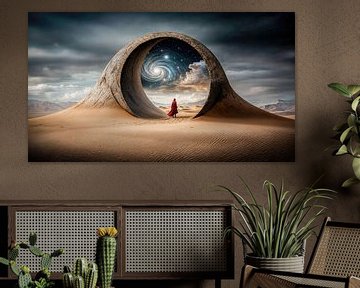 Poort naar oneindigheid van Klaus Tesching - Art-AI