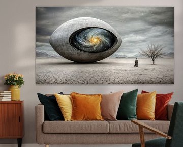 Het oog van de sterrenstelsels van Klaus Tesching - Art-AI