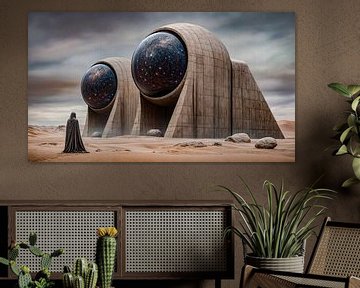 Bewaker van de galactische poorten van Klaus Tesching - Art-AI