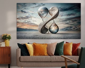 Eeuwigheid in balans van Klaus Tesching - Art-AI