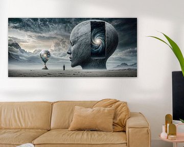 Het universum in de geest van Klaus Tesching - Art-AI