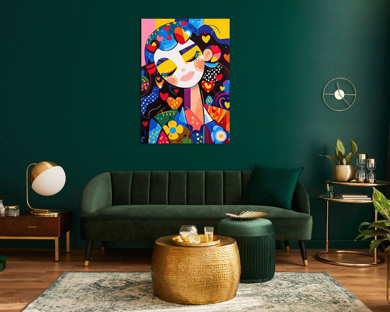 Example of the artwork in a room