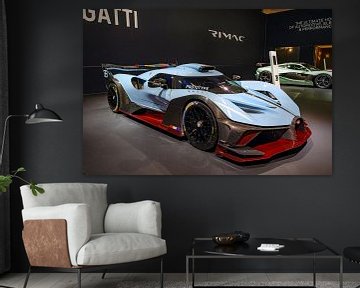 Bugatti Bolide sportwagen voor op het circuit
