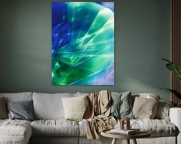 Éventail en vert