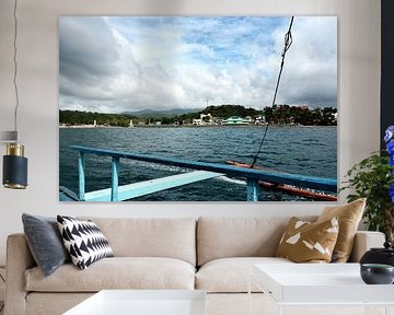 Breathtaking views of Gasan from the sea
