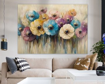 Floral Canvas by Wonderful Art