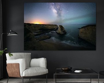 Milky Way Starry sky over the sea by FotoKonzepte