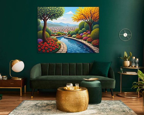 Example of the artwork in a room