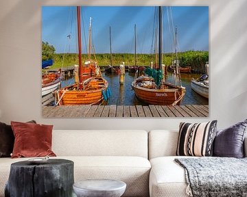 Vissersboten in de ochtend van Markus Lange