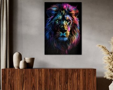 Lion by rose art
