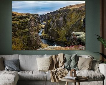 De Fjaðrárgljúfur, een iconisch natuurwonder van Gerry van Roosmalen