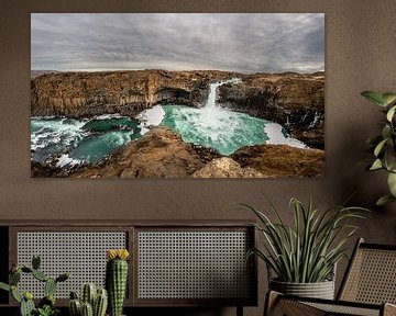 Aldeyjarfoss - Natural perfection in panorama by Gerry van Roosmalen