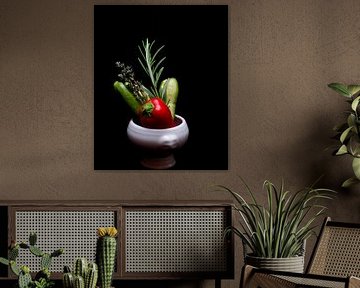 vegetables and herbs
