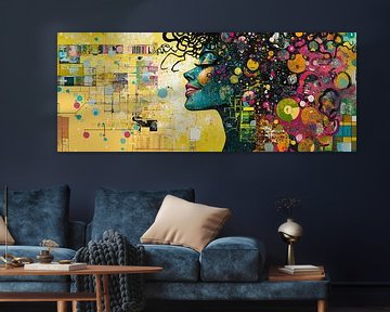 Burst of Colorful Solitude van De Mooiste Kunst