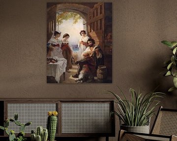 Anton Romako, Napolitaanse taverne