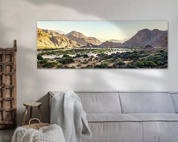 Aan de voet van de Andes Argentinië.