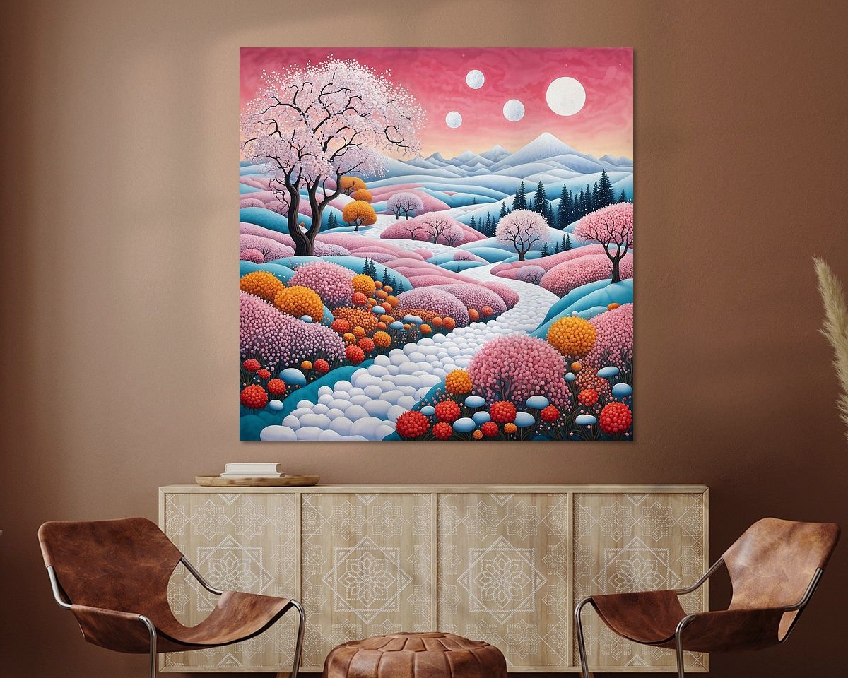 Example of the artwork in a room