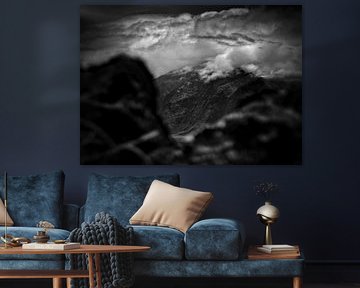 Le paysage montagneux et brumeux de Madère 2 sur Maickel Dedeken