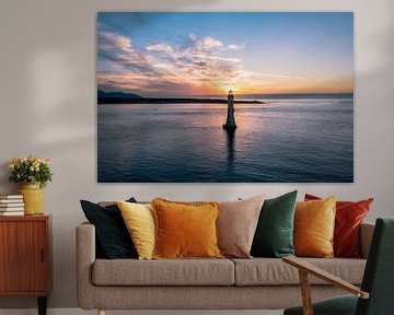Green Castle Lighthouse in Carlingford, Ierland
