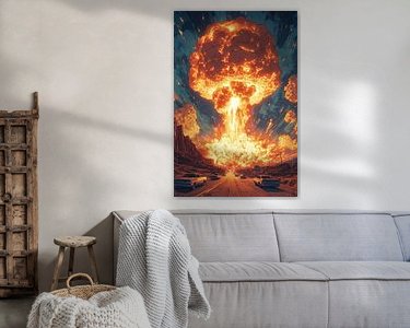 Example of the artwork in a room