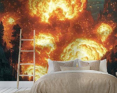 Example of the artwork in a room
