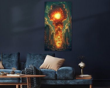 Example of the artwork in a room