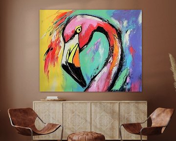 Flamingo | Federflamme