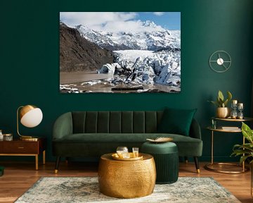De rauwe pracht van Svínafellsjökull van Gerry van Roosmalen
