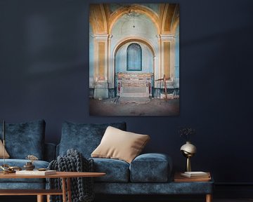 Verlaten Kerk in Apice Italië. van Roman Robroek - Foto's van Verlaten Gebouwen