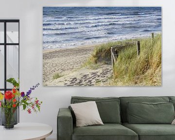 Strand en zee van Dirk van Egmond