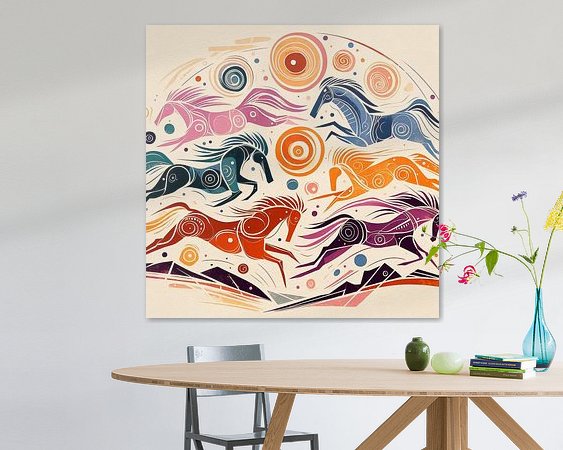 Example of the artwork in a room