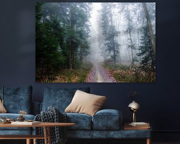 Black forest in the fog II von Vincent Bornbaum