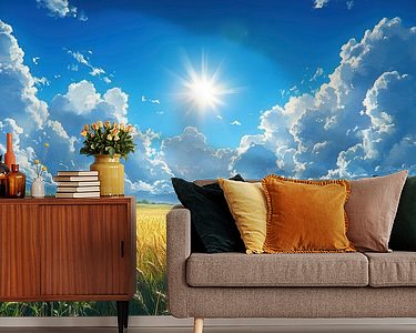 Example of the artwork in a room