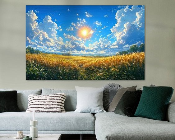 Example of the artwork in a room