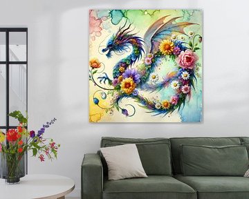 Flower Keeper - Drachen- und Wildblumenkunst