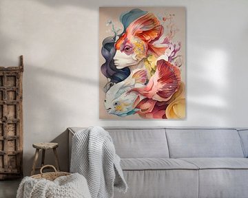 Fish Woman 1 by Georgia Chagas