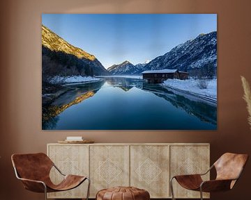 Winter at Lake Heiterwanger See